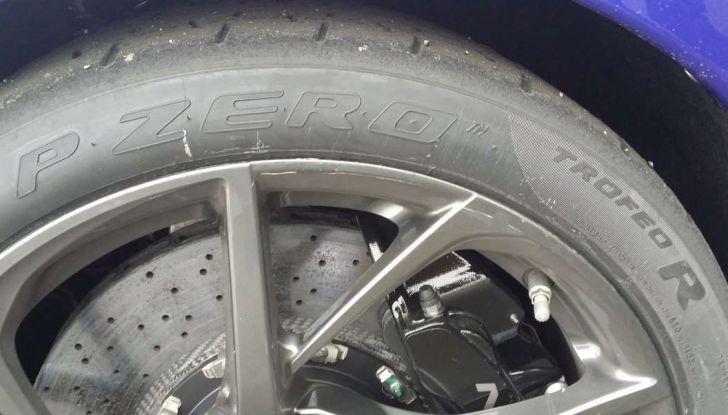 Nuova Honda NSX 2017, ruota.