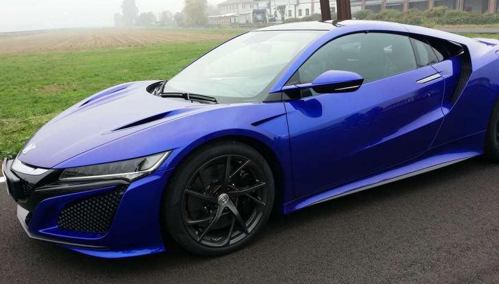 Nuova Honda NSX 2017, in pista a Vairano.