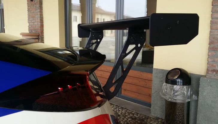 Primo piano Spoiler Honda.
