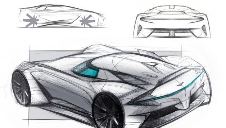 Aston Martin Vision 8: l’ibrido prodotto con Red Bull - Foto 7 di 8