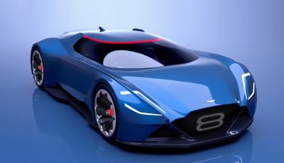 Aston Martin Vision 8: l’ibrido prodotto con Red Bull