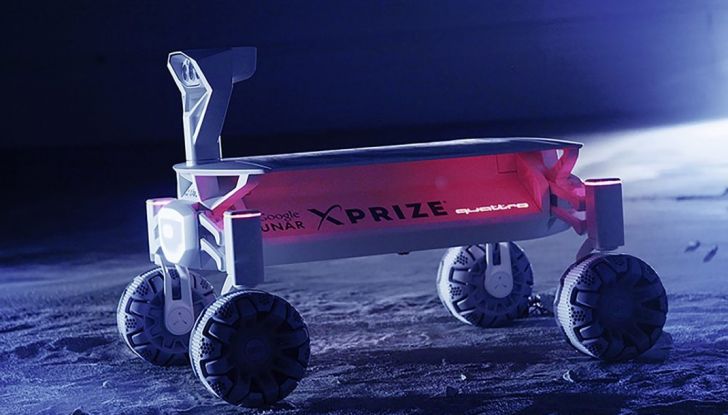 audi quattro tron sulla luna