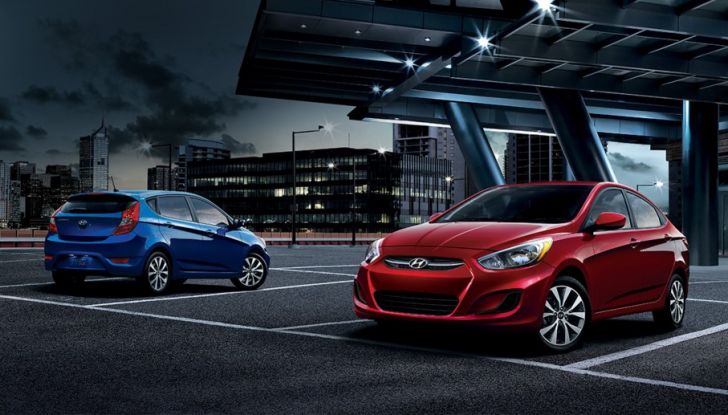 Hyundai Accent 2017, colori.