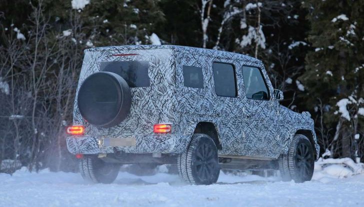 Mercedes Classe G di nuova generazione, foto spia sulla neve - Foto 10 di 11