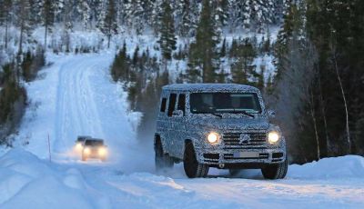 Mercedes Classe G di nuova generazione, foto spia sulla neve