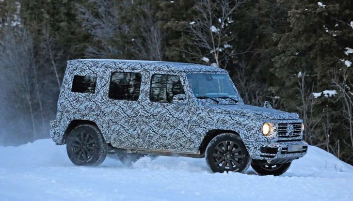 Mercedes Classe G di nuova generazione, foto spia sulla neve - Foto 8 di 11