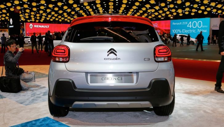 citroen c3 bologna 2016 posteriore