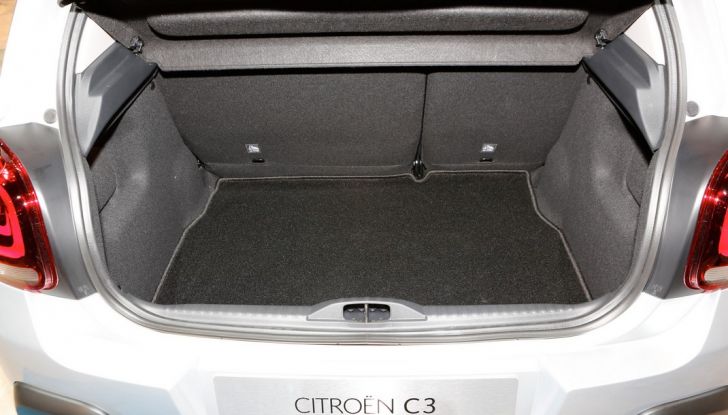 citroen c3 bagagliaio bologna 2016