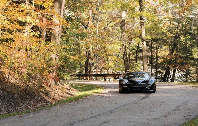 Una Ferrari F50 nera all'asta