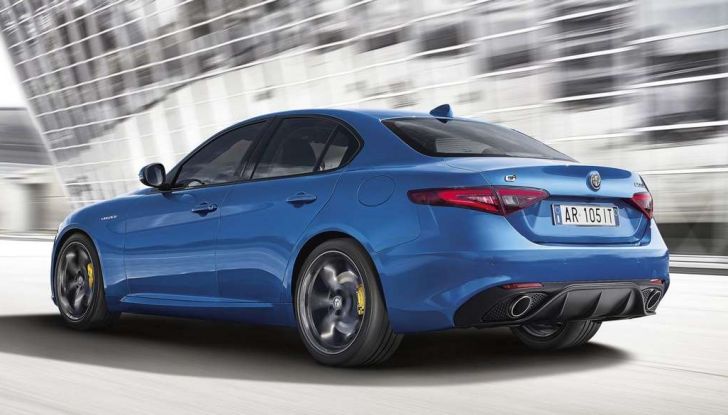 Alfa Romeo Giulia Veloce lato posteriore