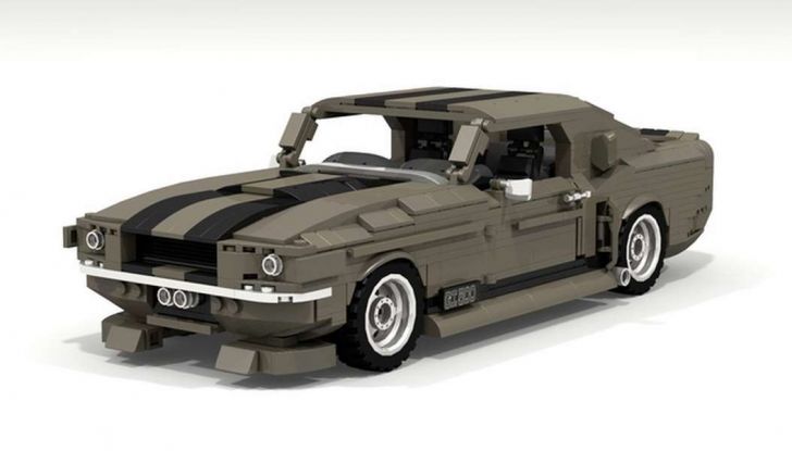 Eleanor Shelby Mustang GT500 LEGO modellino