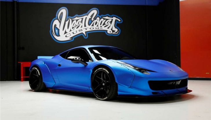 La Ferrari 458 Italia Liberty Walk di Justin Bieber in vendita all'asta (2)