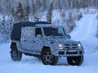 Mercedes Classe G500 4×4 Pickup prime immagini spia del prototipo