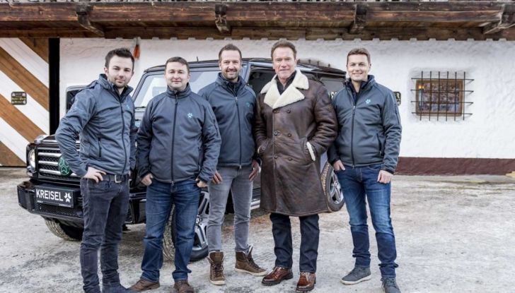 Arnold Schwarzenegger si regala un Mercedes Classe G elettrico da 489CV - Foto 9 di 14