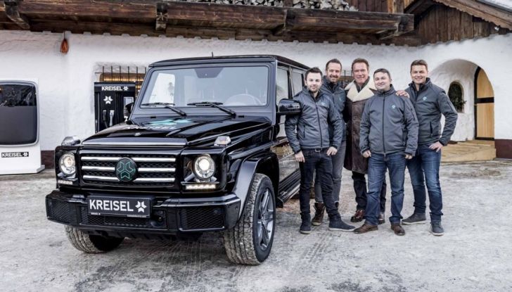 Arnold Schwarzenegger si regala un Mercedes Classe G elettrico da 489CV - Foto 10 di 14