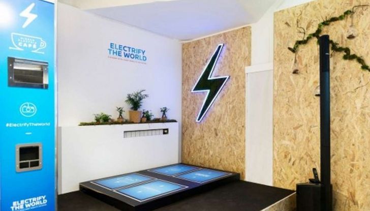 Nissan Electric Café, bar dove si paga in energia