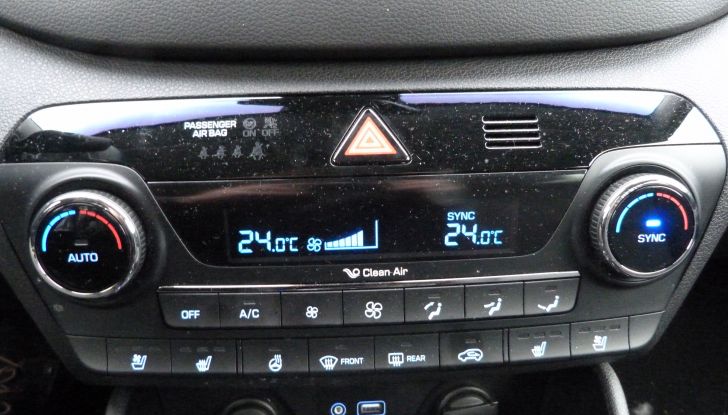 Hyundai Tucson 2.0 CRDi da 185CV dettagli interni