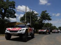 Quattro PEUGEOT 3008DKR pronte per la partenza della DAKAR 2017