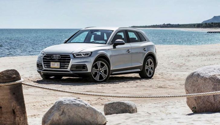 Audi Q5 ufficiali dinamiche 2017.