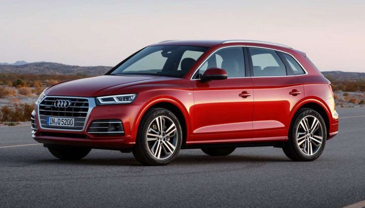 Audi Q5 ufficiali dinamiche 2017.