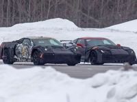 Corvette C8 prime immagini spia della futura generazione a motore centrale