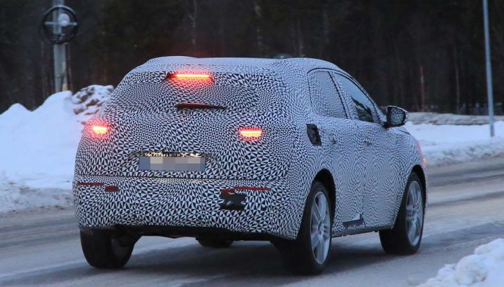 DS7 prime foto spia posteriore laterale