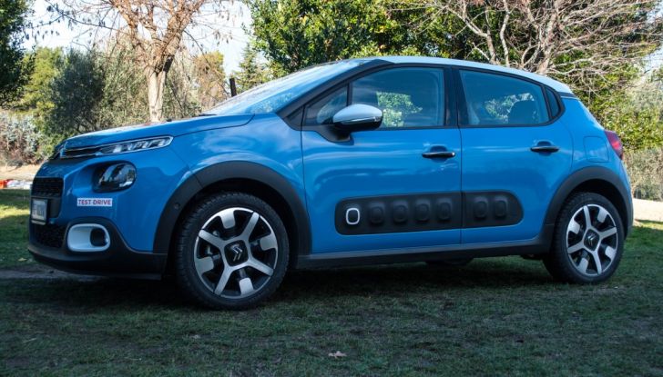 citroen C3 2017 prova su strada