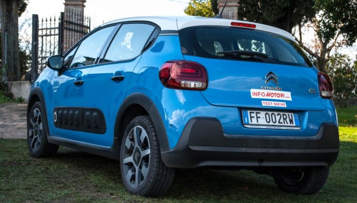 prova su strada Citroen C3