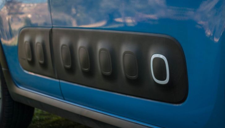 citroen C3 air bump laterali prova su strada