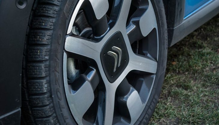 citroen C3 2017 prova su strada cerchione