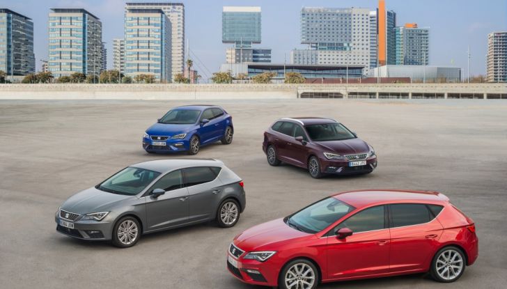 Nuova Seat Leon, gamma.