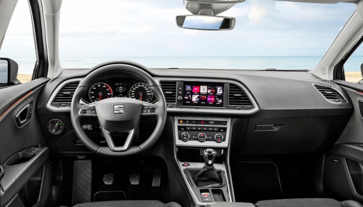 Nuova Seat Leon, postazione di guida.