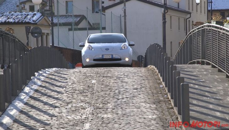Nissan Leaf, prova su strada.