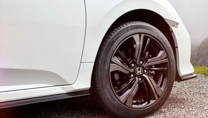 Civic Honda 2017, cerchio.