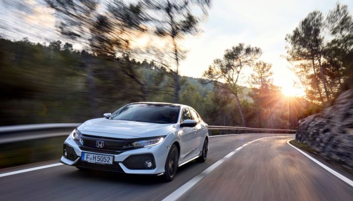 Civic Honda nuova, prova su strada.