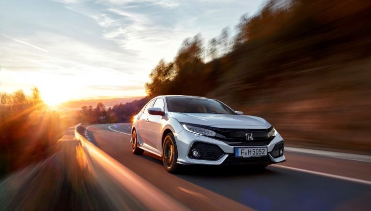 Civic Honda nuova, prova su strada.