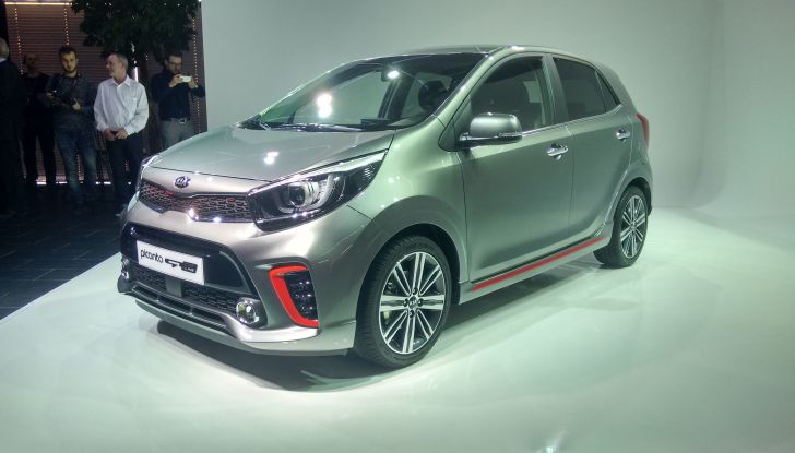 Nuova Kia Picanto, presentazione ufficiale, 3/4 laterale anteriore.