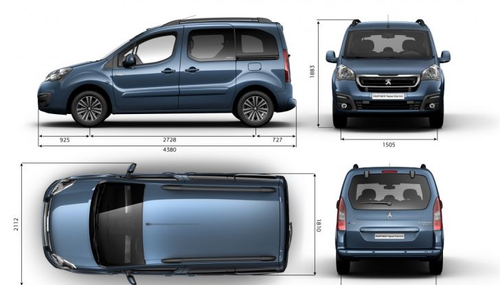 Nuovo Peugeot Partner Tepee Electric: In città senza far rumore - Foto 6 di 17