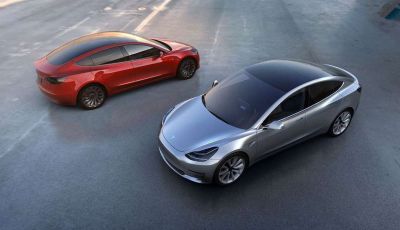 Tesla Model 3: prezzo sui 30.000 euro e autonomia di oltre 300 km
