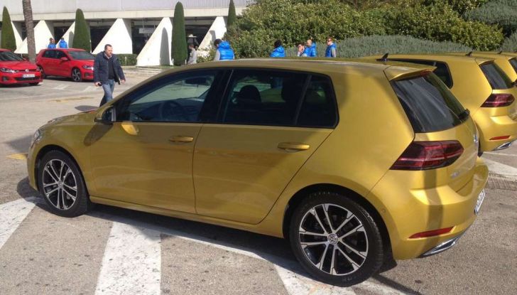 Nuova Golf restyling 2017 design