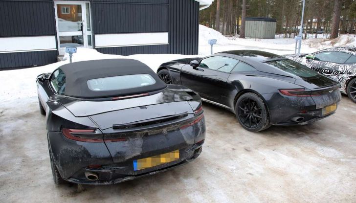 Aston Martin DB11 Volante 2018: le prime foto spia - Foto 20 di 24