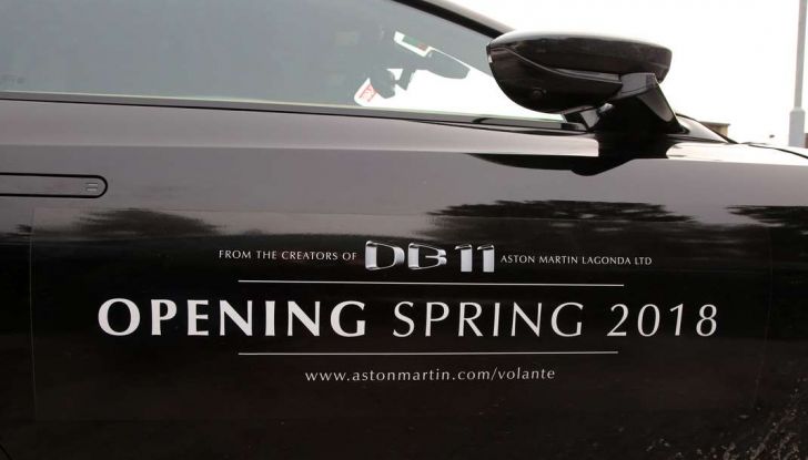 Aston Martin DB11 Volante 2018: le prime foto spia - Foto 9 di 24