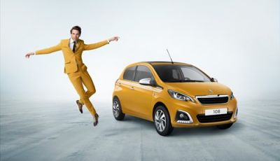 Il cantante Mika ambasciatore della Peugeot 108 Collection