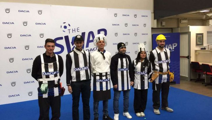 Udinese Calcio e Dacia the Swap: i giocatori friulani cambiano mestiere per un giorno - Foto 2 di 15