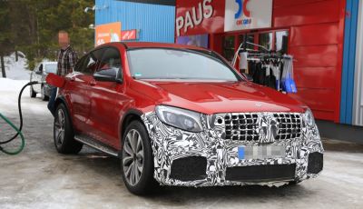 Nuova Mercedes AMG GLC63 2017, le prime foto dei test