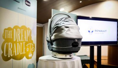 The Dream Cradle, la navicella per bimbi concepita da Chicco e Renault Italia