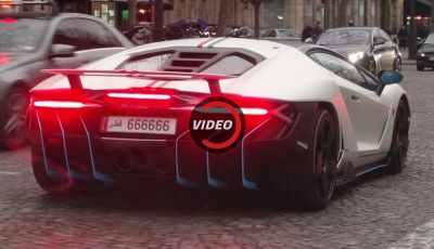 Lamborghini Centenario: l’esemplare n°1 incanta le strade di Parigi