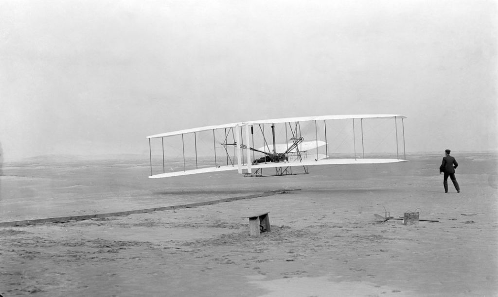 Il Kitty Hawk dei fratelli Wright, 1903