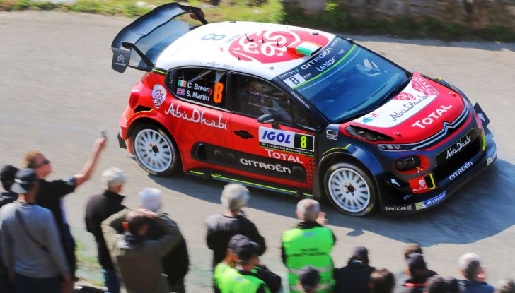 Allo shakedown del Rally di Corsica, la Citroën C3 WRC di Kris Meeke in terza posizione - Foto 1 di 3