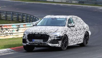 Audi Q8: i test drive del SUV proseguono al Nurburgring